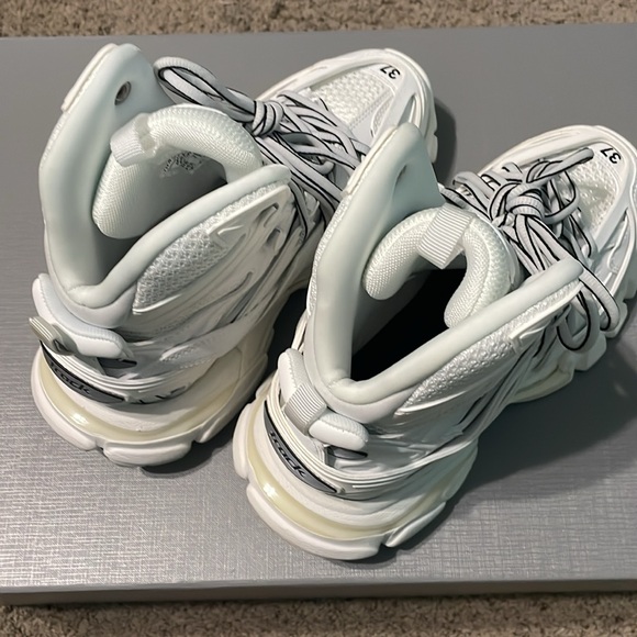 Balenciaga Track Hike Sneakers in White - Picture 3 of 9